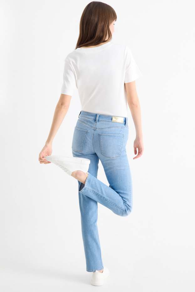 Donna - Slim jeans - vita media - LYCRA® ADAPTIV Fiber - jeans azzurro