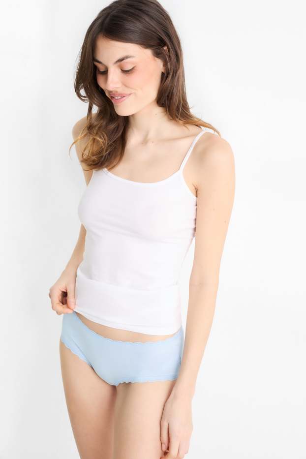 Damen - Multipack 4er - Hipster - blau / grau