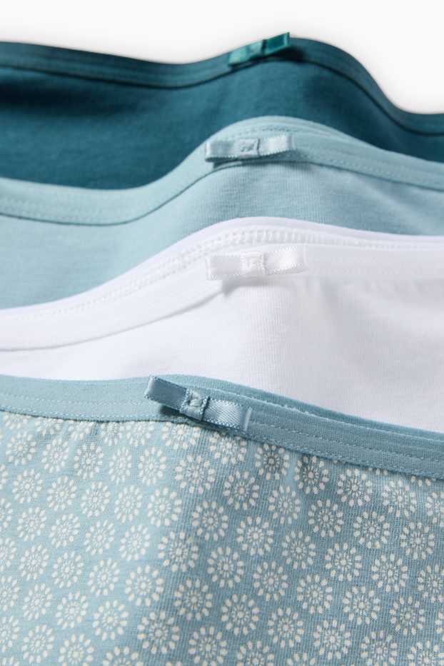 Women - Multipack of 4 - hipsters - turquoise