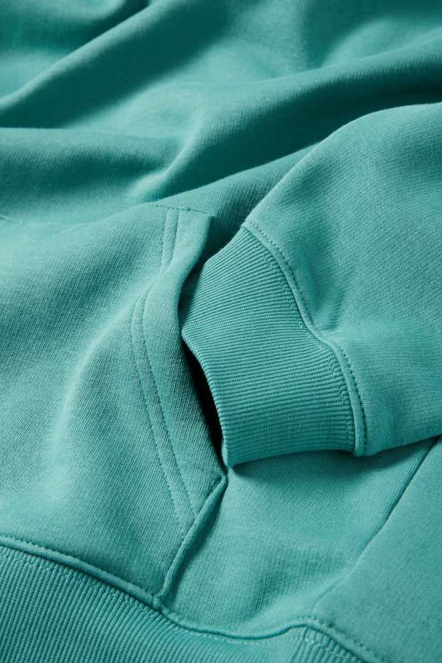 Femmes - Sweat à capuche - turquoise