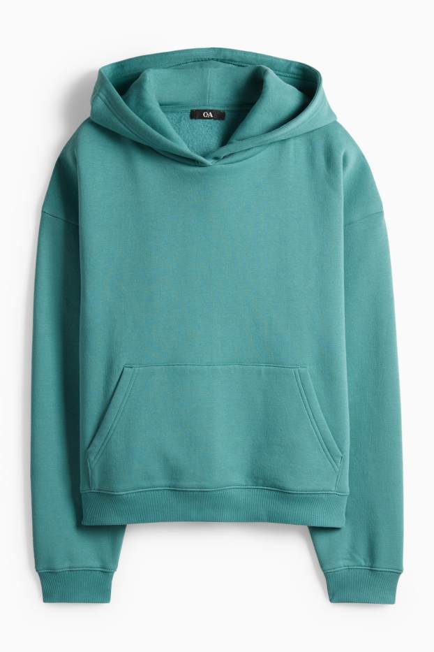 Femmes - Sweat à capuche - turquoise