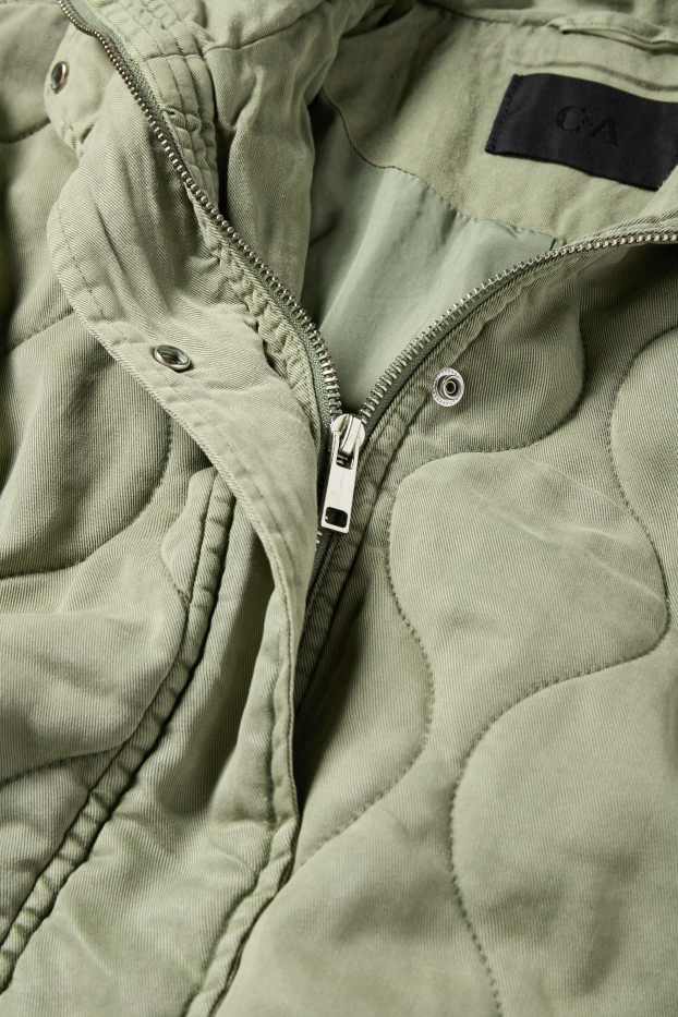 Donna - Giacca trapuntata - verde chiaro