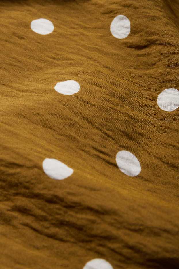 Donna - Blusa - a pois - marrone chiaro