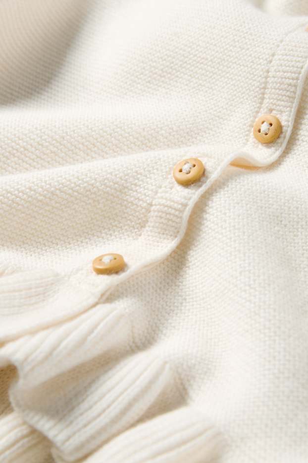 Baby Girls - Baby knitted jacket - cremewhite
