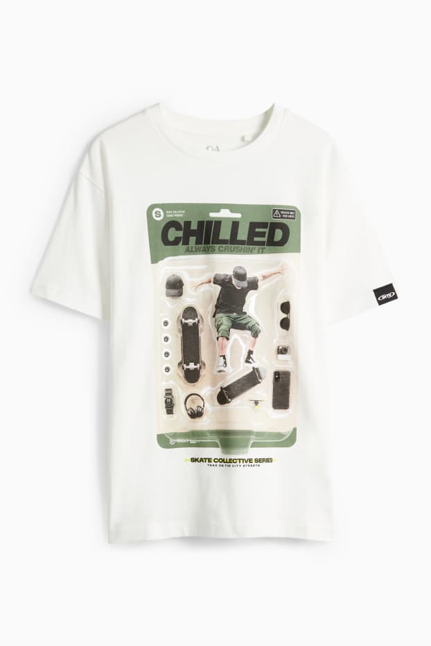 Children Boys - T-shirt - white