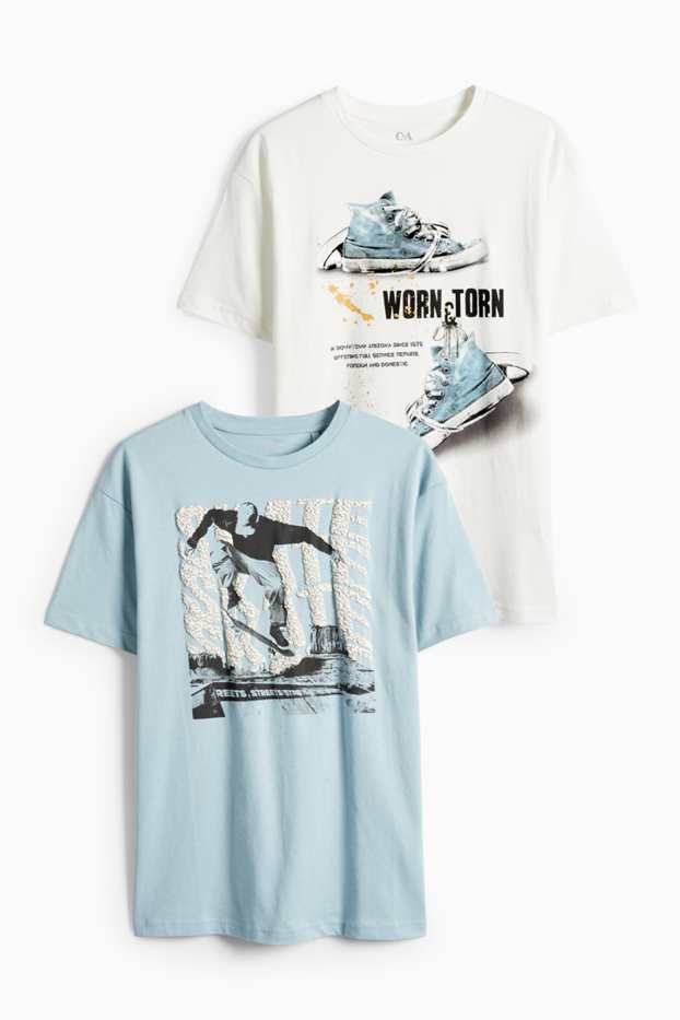 Children Boys - T-shirt - light blue