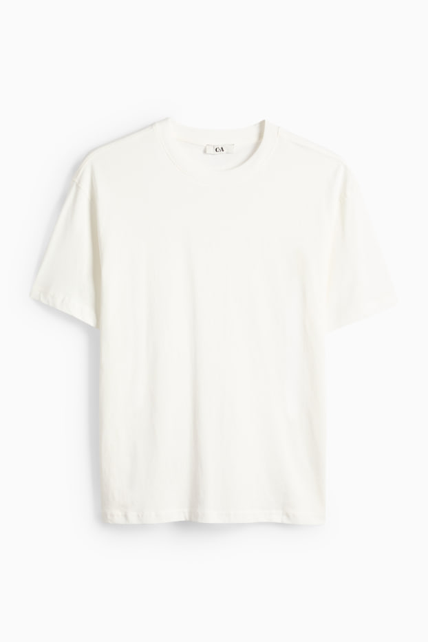 Femmes - T-shirt - oversize - blanc
