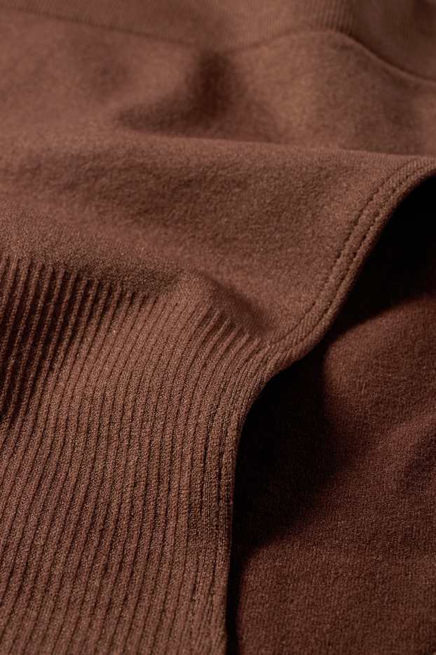 Damen - Multipack 3er - Slip - seamless - dunkelbraun