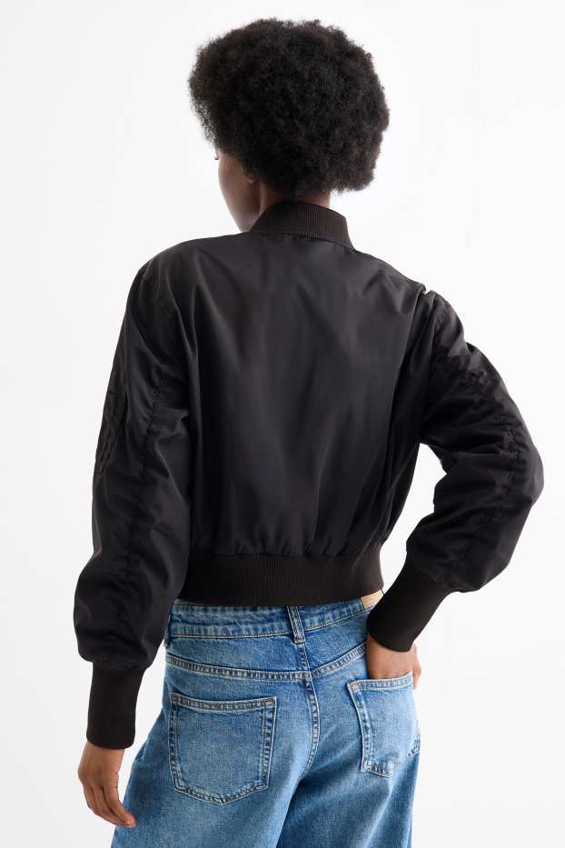 Donna - Giubbotto corto - nero