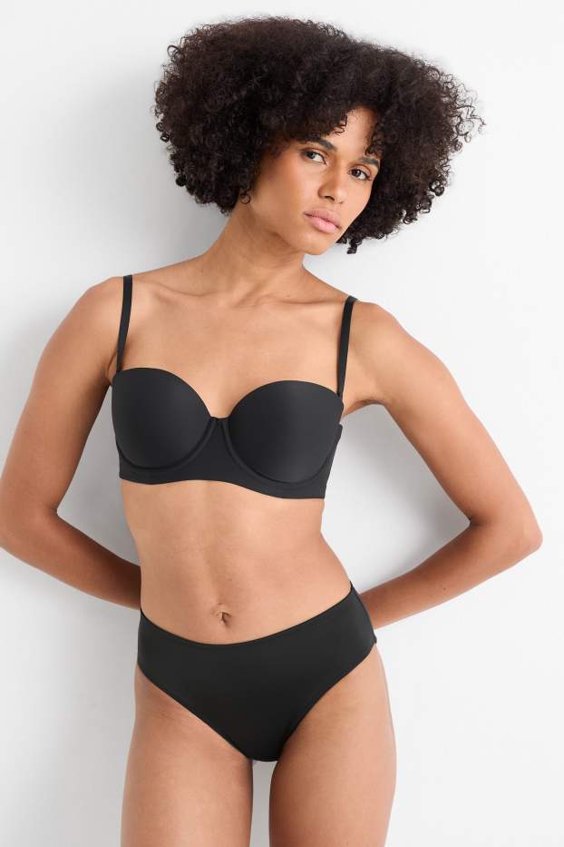 Dames - Bikinibroek - mid waist - LYCRA® XTRA LIFE™ - zwart