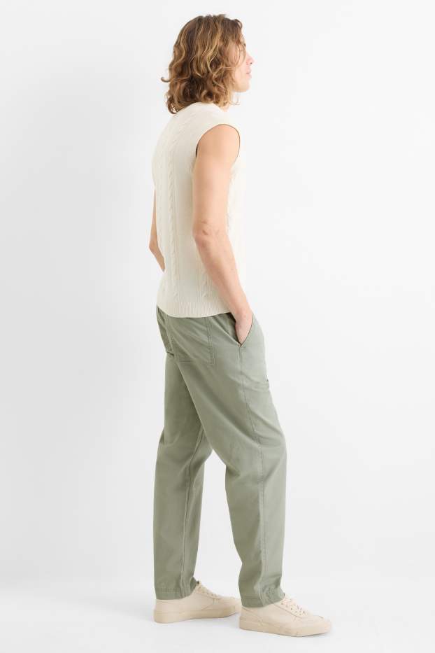 Hombre - Chinos - tapered fit - verde claro