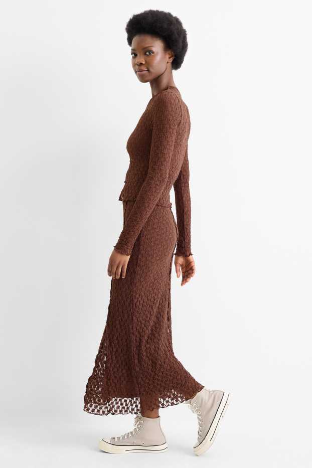 Women - Skirt - dark brown