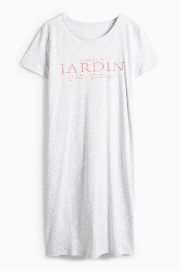 Femmes - Chemise de nuit - gris clair