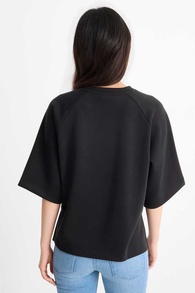 Women - Oversized sweatshirt - black