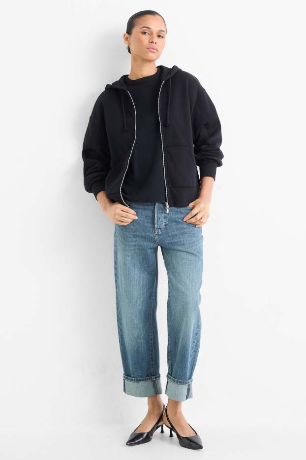 Dona - Relaxed jeans - mid waist - LYCRA® - texà blau