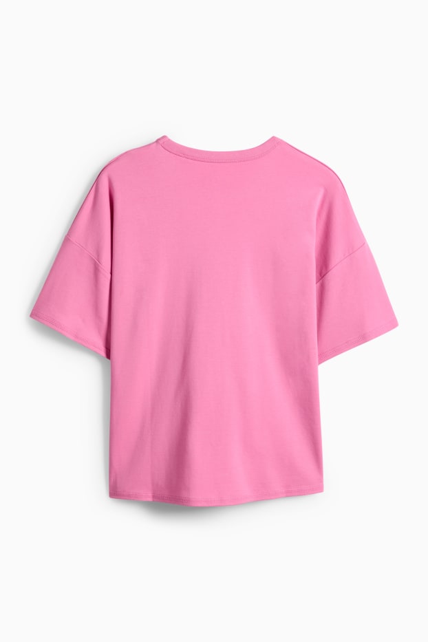Damen - T-Shirt - Oversized - pink