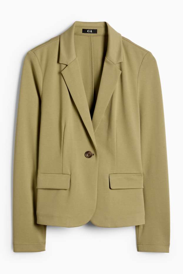 Women - Business blazer - regular fit - green