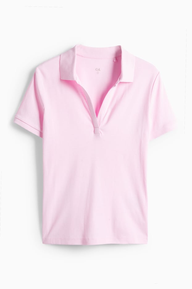 Donna - Polo - regular fit - fucsia