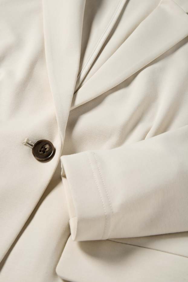 Femei - Blazer office - regular fit - alb-crem