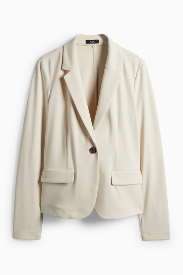 Femei - Blazer office - regular fit - alb-crem