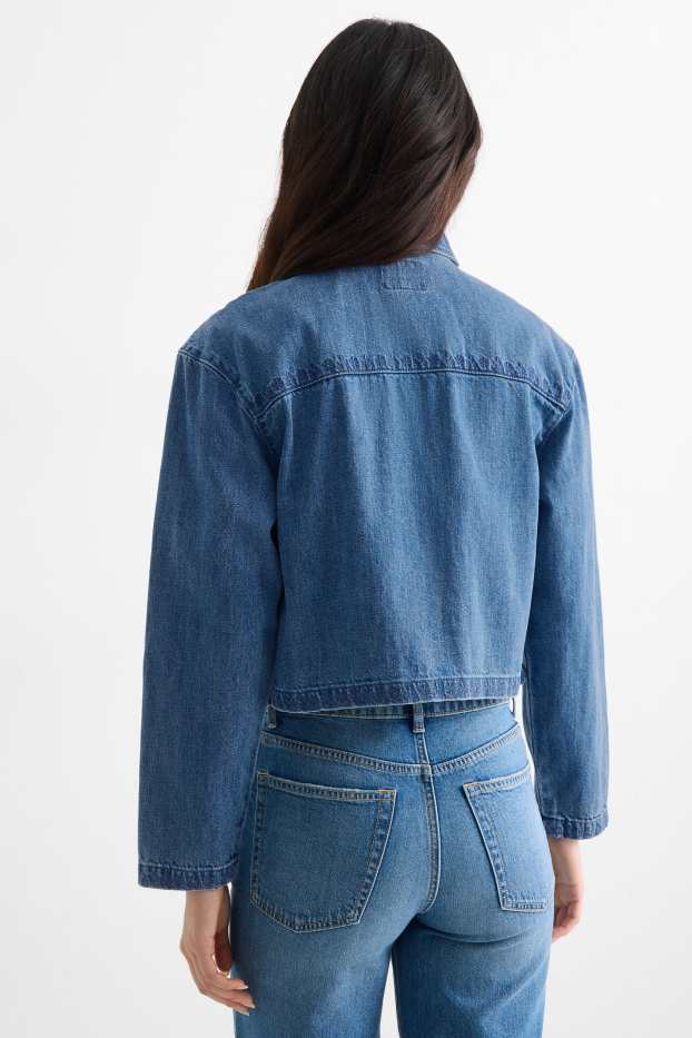 Dámské - Džínová bunda - džíny - modré