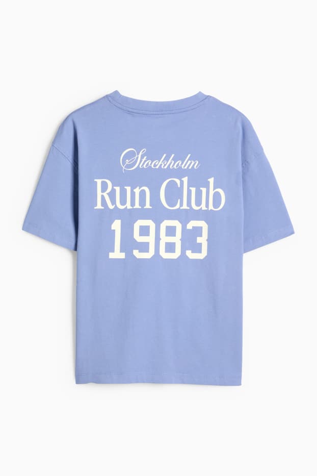 Kinder Mädchen - Stockholm - Kurzarmshirt - hellblau