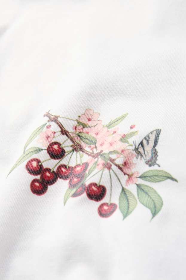 Femei - Tricou - supradimensionat - alb