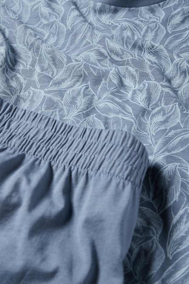 Men - Short pyjamas - blue