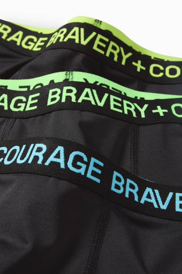 Kinderen: jongens - Set van 3 - boxershort - zwart