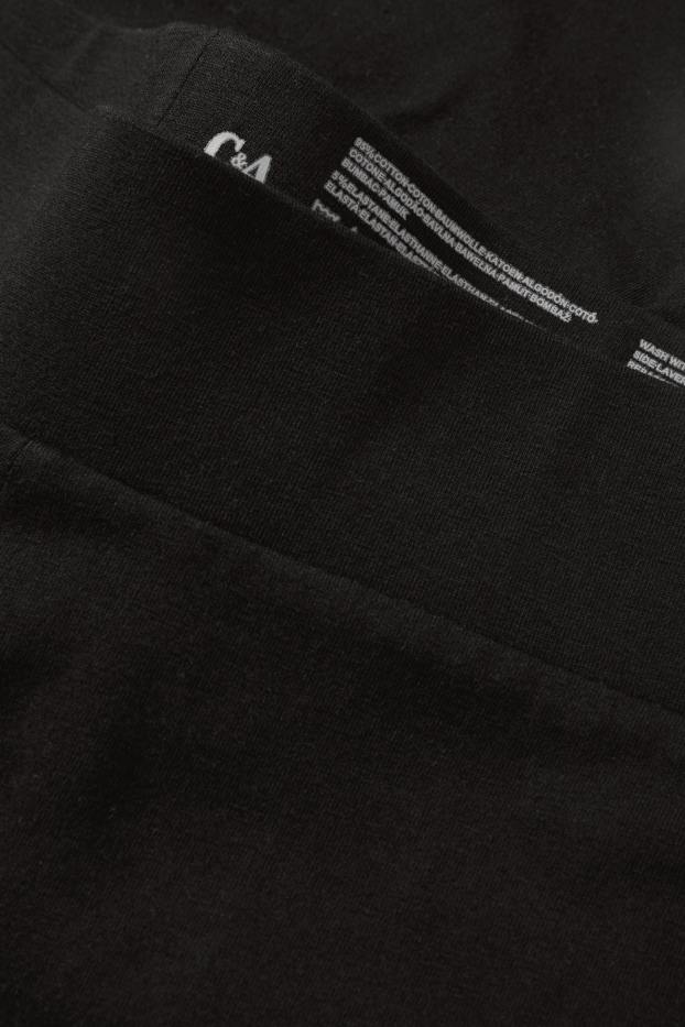 Donna - Confezione da 2 - shorts stile ciclista - nero