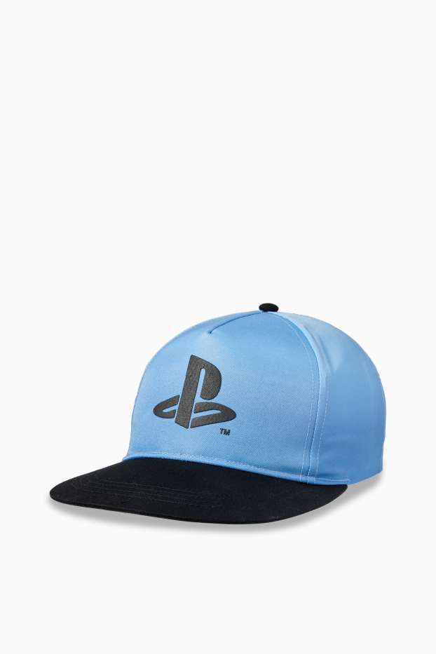 Kinder Buben - PlayStation - Baseballcap - blau  / schwarz