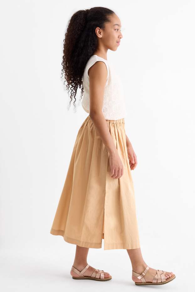 Děti - dívky - Sukně - béžová