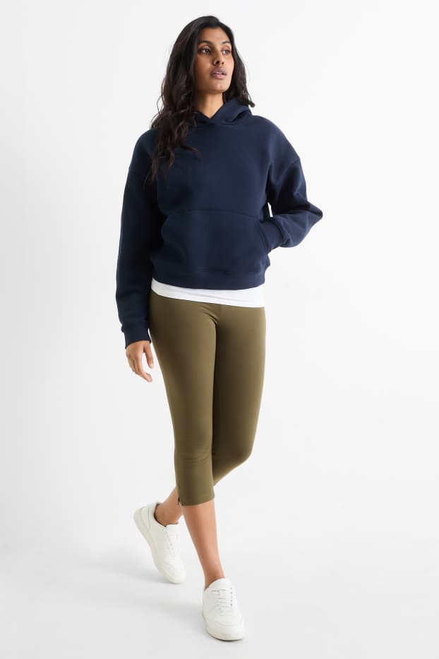 Damen - Multipack 2er - Capri-Leggings - khaki