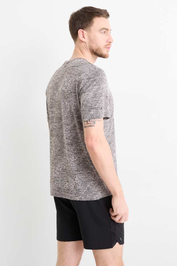 Herren - Funktions-Shirt - Regular Fit - schwarz / grau