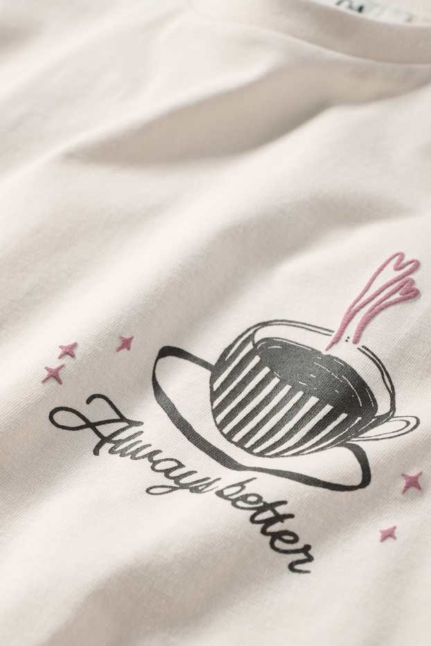 Donna - T-shirt - oversize - beige