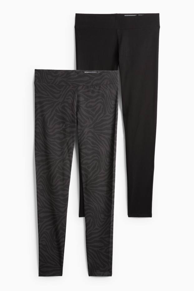 Dámské - Multipack 2 ks - legíny - černá