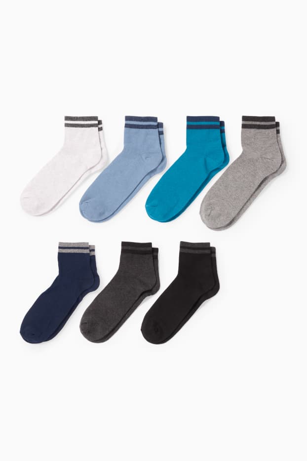 Uomo - Calzini sneakers - blu  / nero