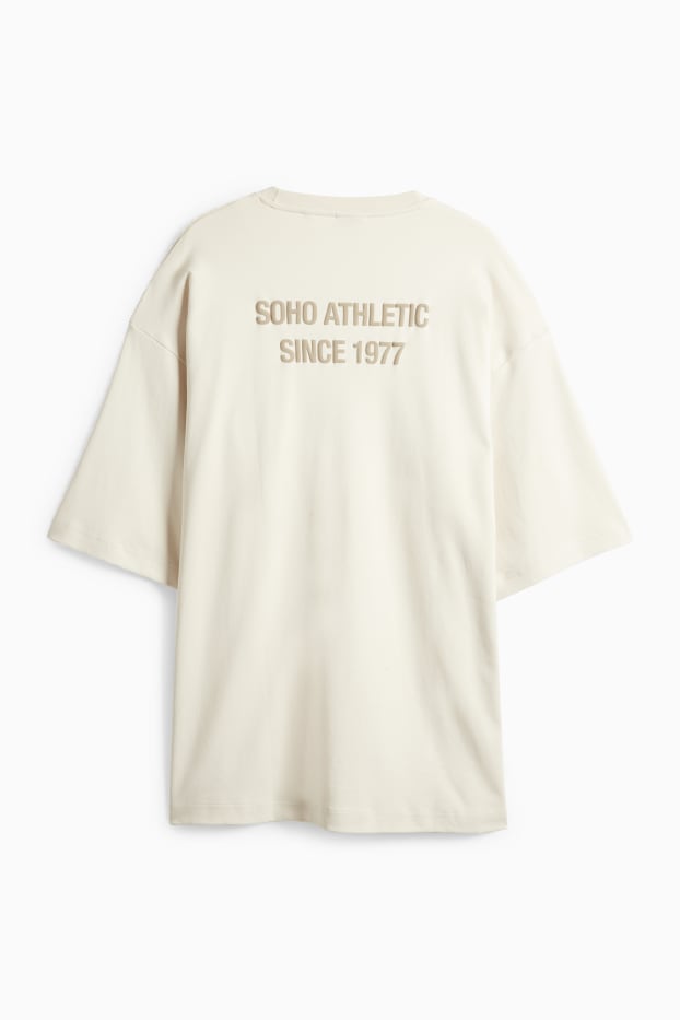 Herren - T-Shirt - Oversized - beige