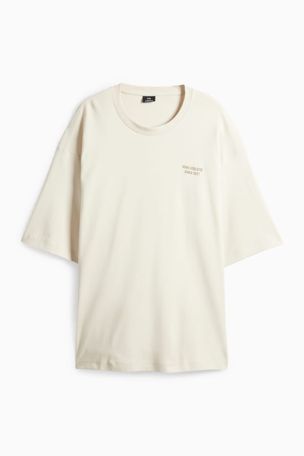 Herren - T-Shirt - Oversized - beige