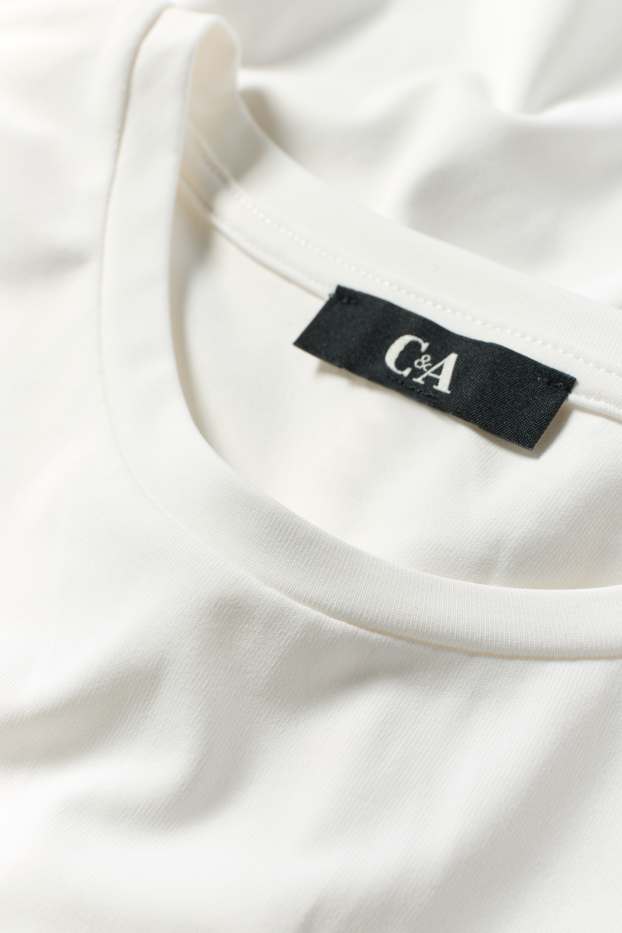 Damen - T-Shirt - Slim Fit - weiß