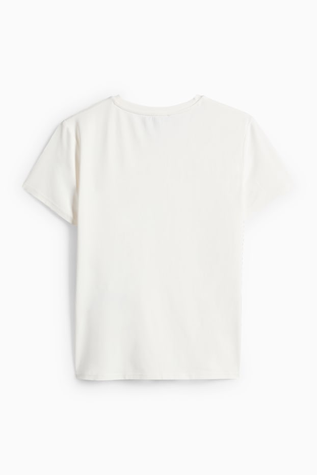 Damen - T-Shirt - Slim Fit - weiß