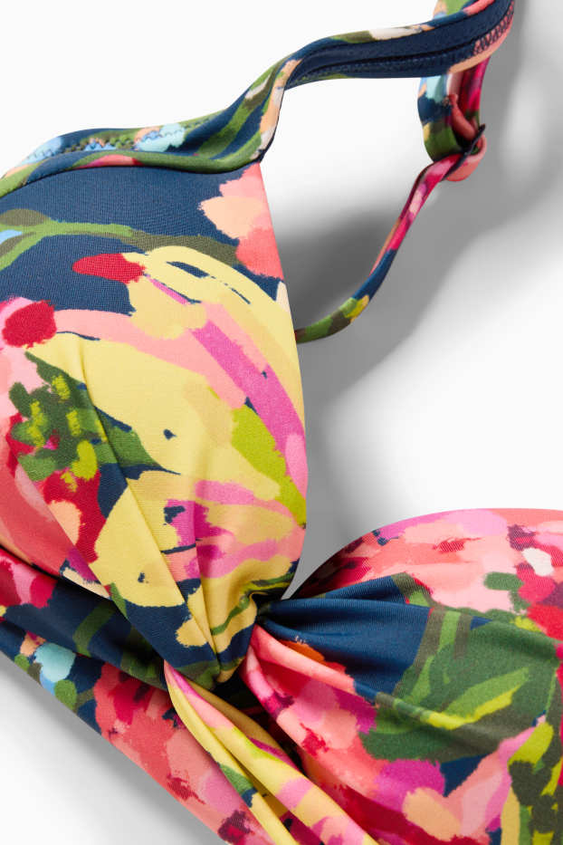 Dámské - Vrchní díl bikin - s vycpávkami - bez kostic - LYCRA® XTRA LIFE™ - tmavomodrá