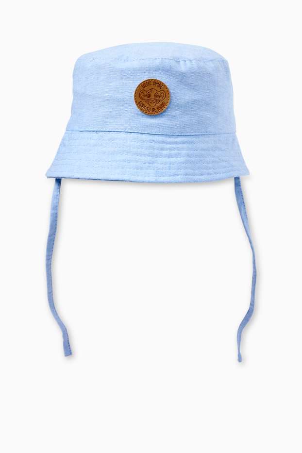 Bebeluși - băieți - Regele Leu - pălărie bebeluși - albastru deschis