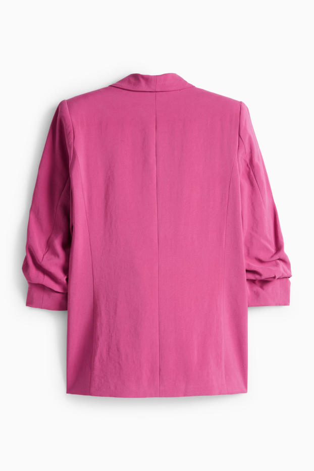 Dona - Blazer llarg - regular fit - fúcsia