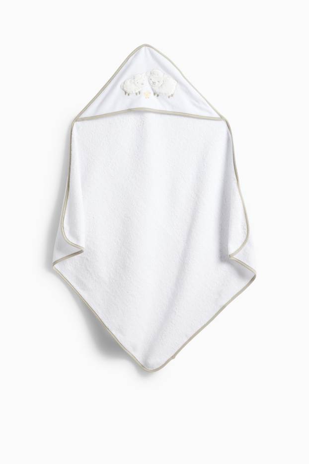Bébés garçons - Serviette de bain bébé - blanc
