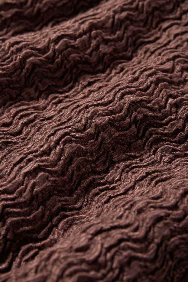 Femmes - Jupe - texturée - marron