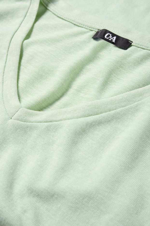 Dámské - Tričko - světle zelená