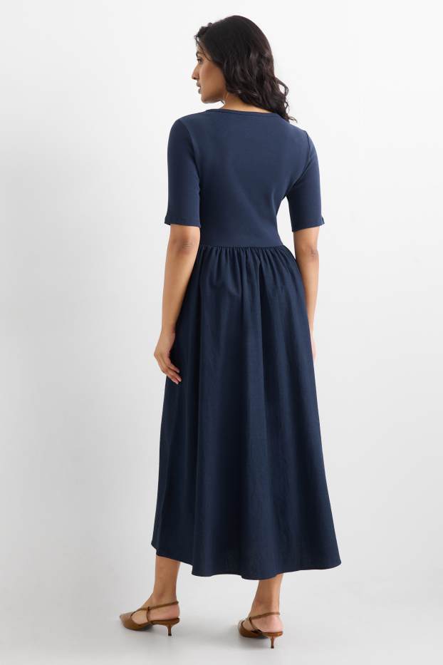 Donna - Vestito - straight fit - blu scuro