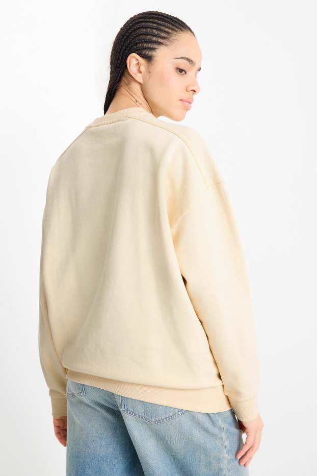 Women - Sweatshirt - light beige