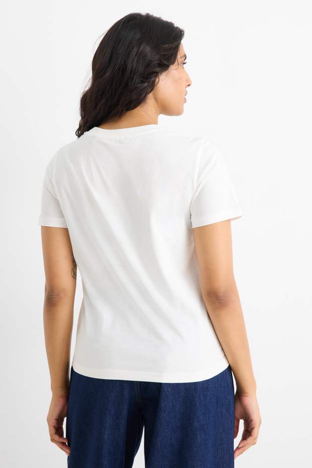 Donna - T-shirt - regular fit - bianco